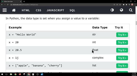 w3school|w3schools python.